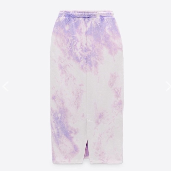 Zara Tie Dye Midi Skirt - Picture 4 of 9